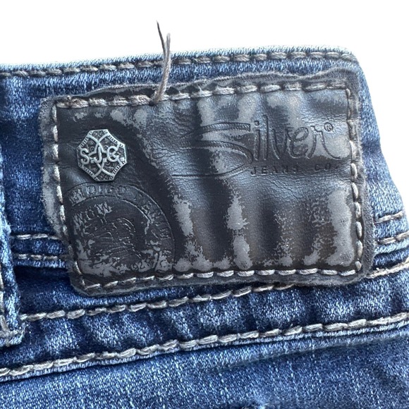 Silver Jeans Suki Surplus Blue Jeans Sz 32 - Picture 10 of 12